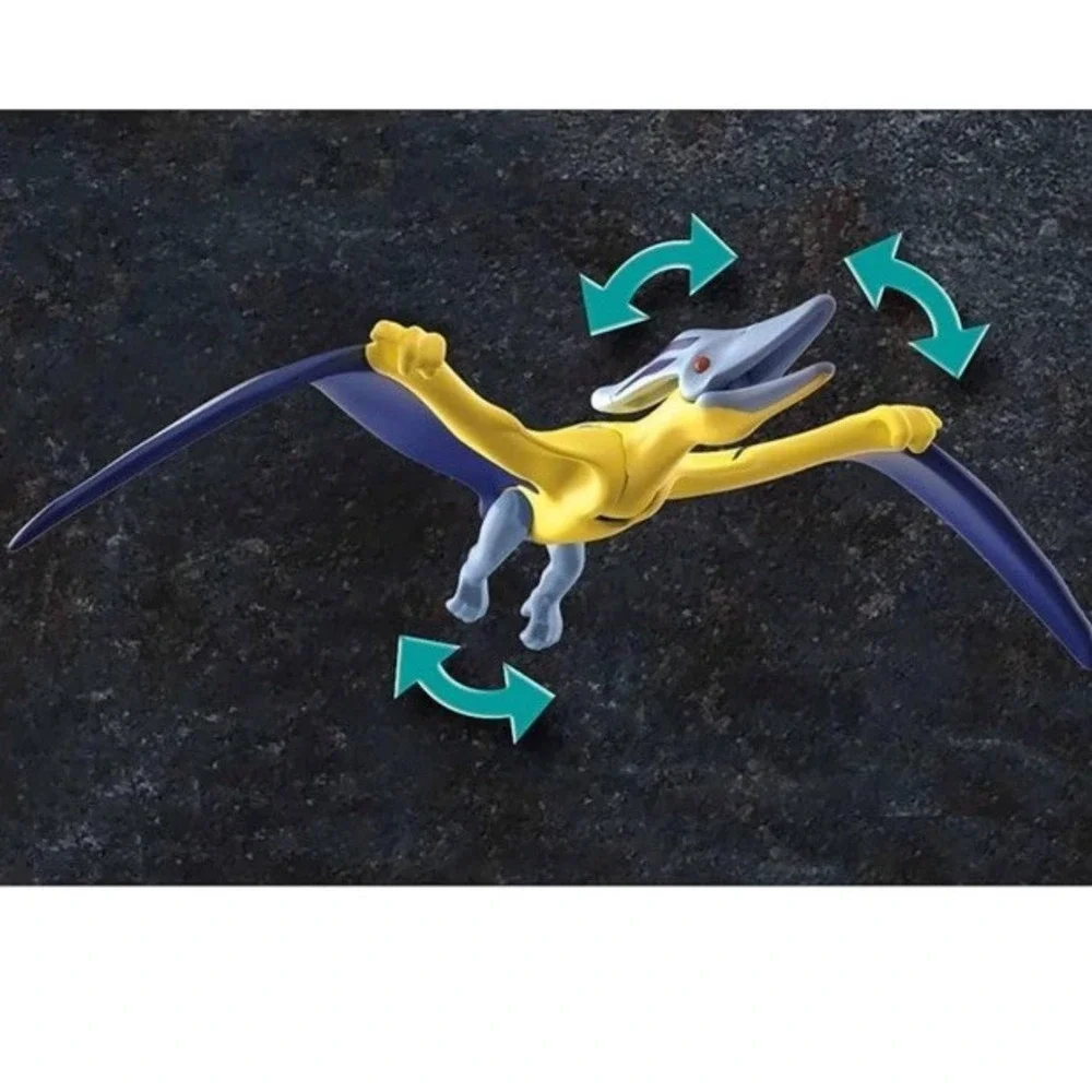 Playmobil Dino Rise 70628 Set w/ Dinosaur Pteranodon Kaidan 50 Pcs 2021 New